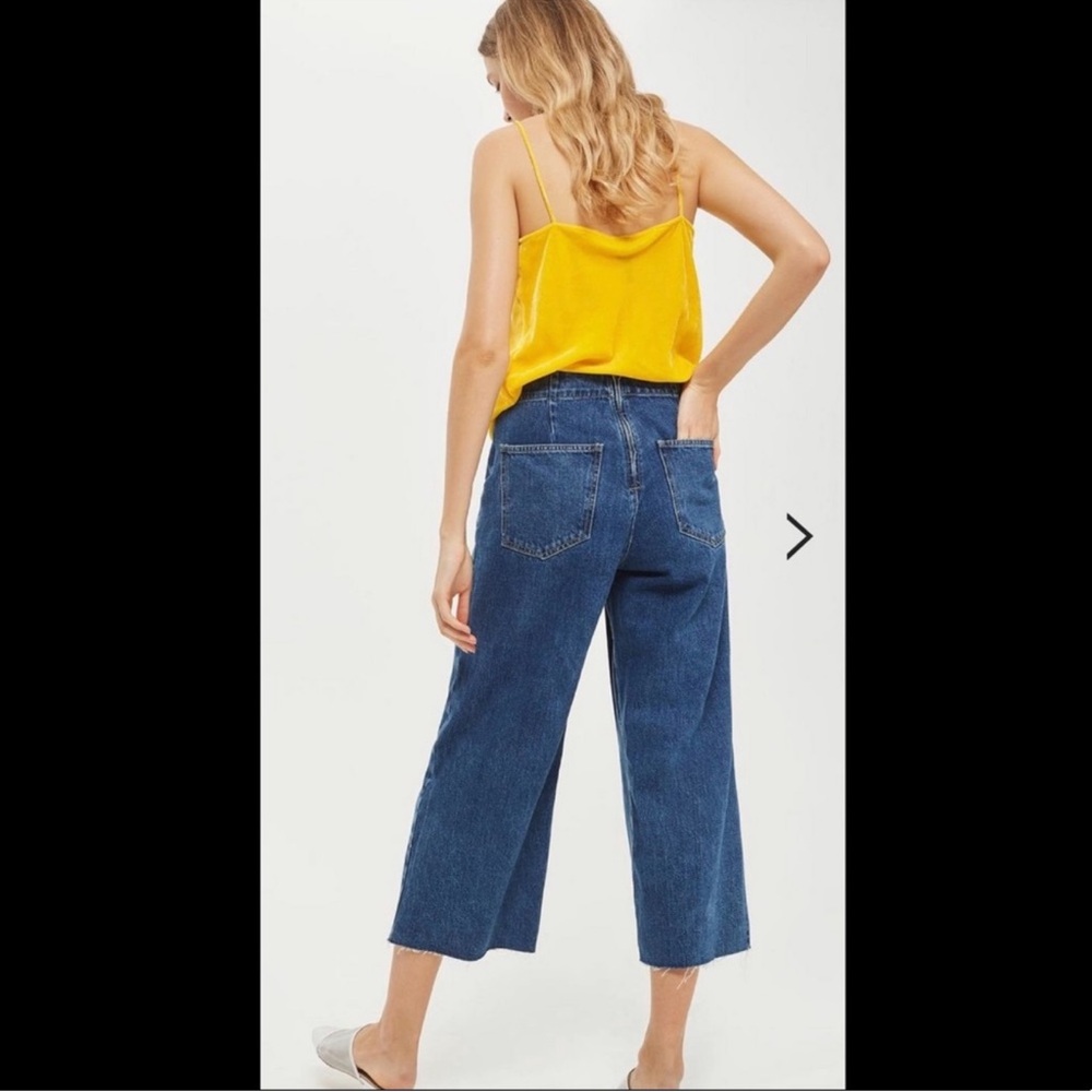 Topshop MOTO lace up denim jeans - Picture 5 of 9